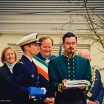 Thomas Francis Meagher receives Irish Flag